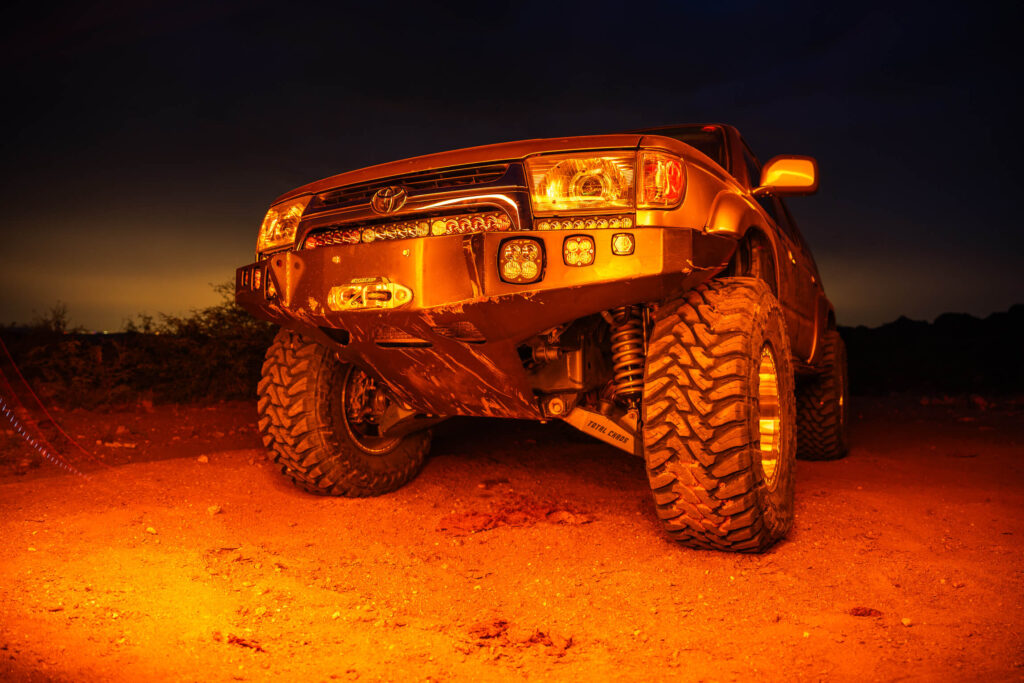 toyota runner custom winch bumper with a lb winch
