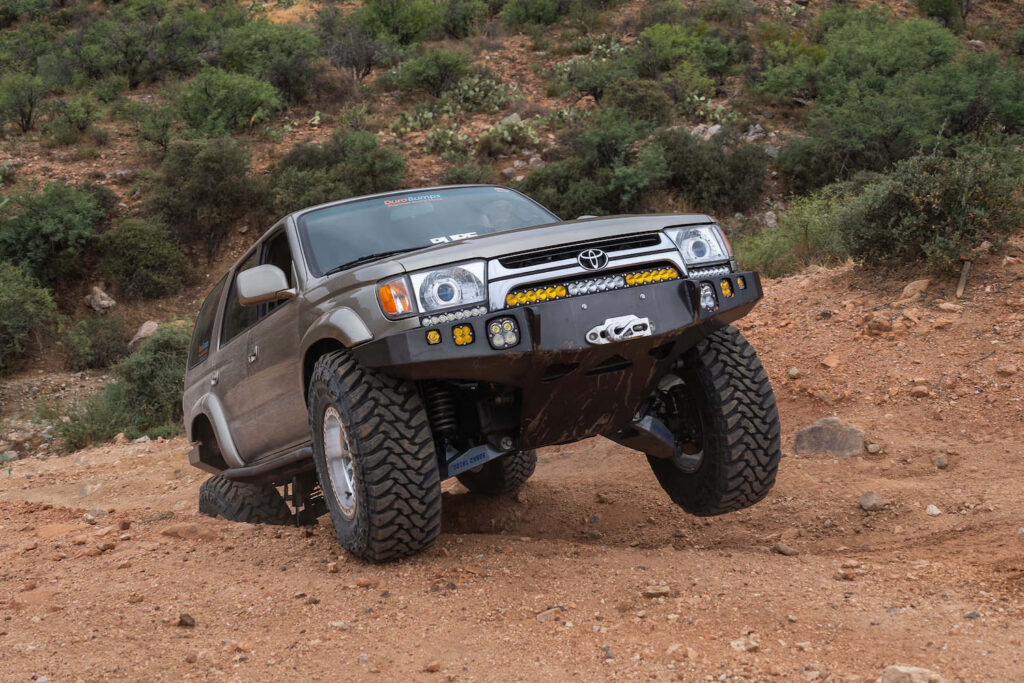 toyota runner with total chaos suspension factory width