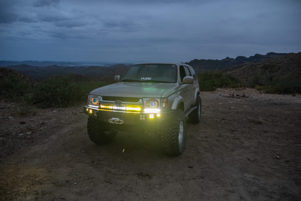 durobumps toyota runner baja designs lights