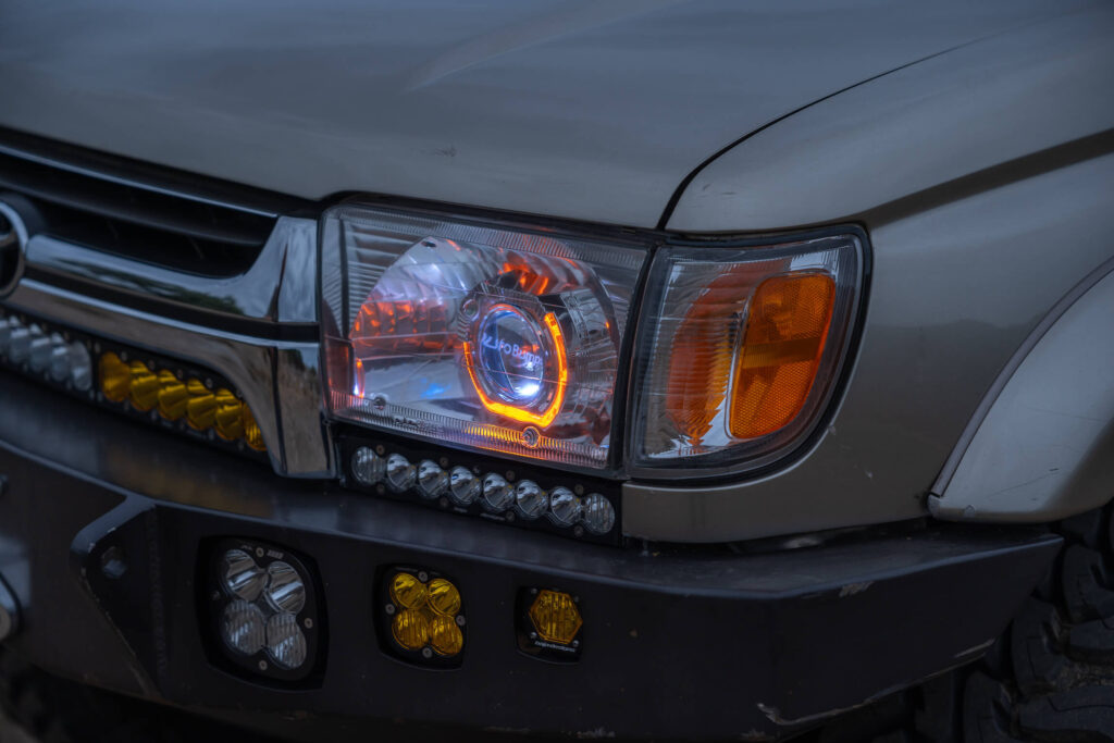 durobumps toyota runner morimoto headlight